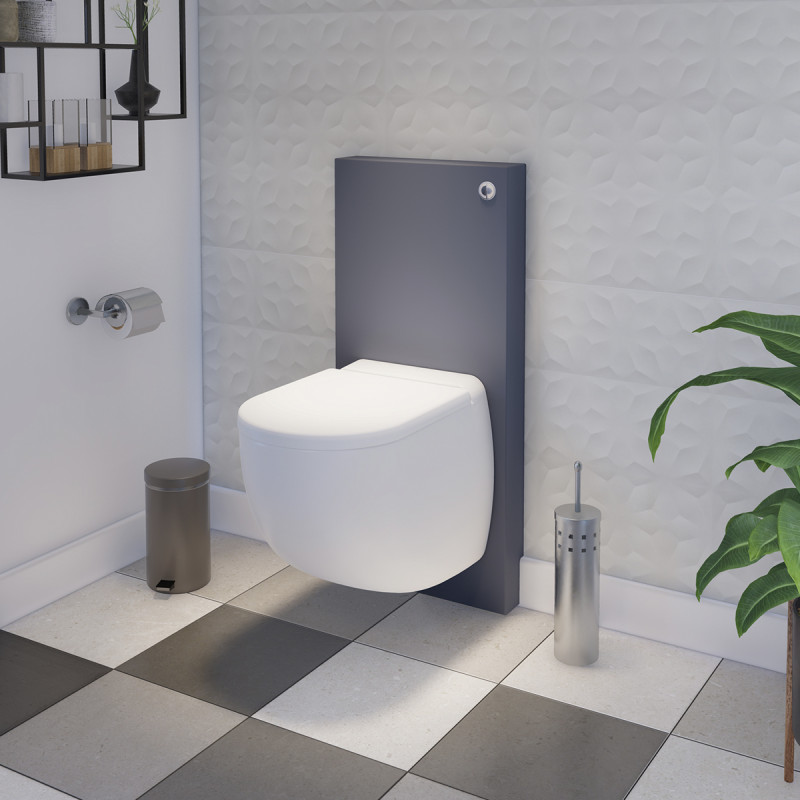 WC broyeur Sani-Wand Plus Design - Stuc gris 